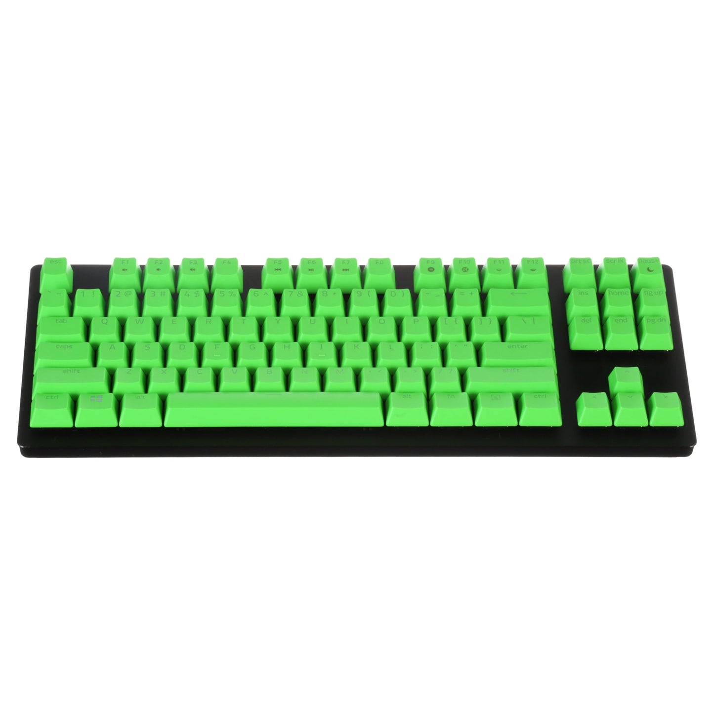Huntsman Tournament Edition Wired Optical PC Gaming Keyboard, 87 Key, Green Keycaps, Black